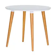 MESA REDONDA 90 CM JADE - NOZES/BRANCO - Foto 3