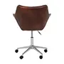 CADEIRA HOME OFFICE SHELBY - CROMADO/OLD MARROM - Foto 8