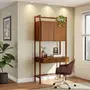 CADEIRA HOME OFFICE SHELBY - CROMADO/OLD MARROM - Foto 11