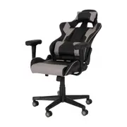 CADEIRA GAMER PROGAMER - PRETO/CINZA - Foto 3