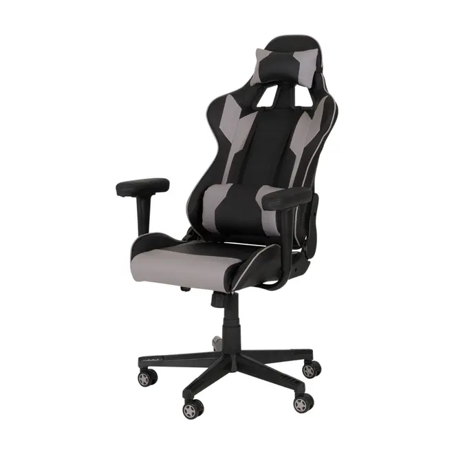 CADEIRA GAMER PROGAMER - PRETO/CINZA - Foto 8