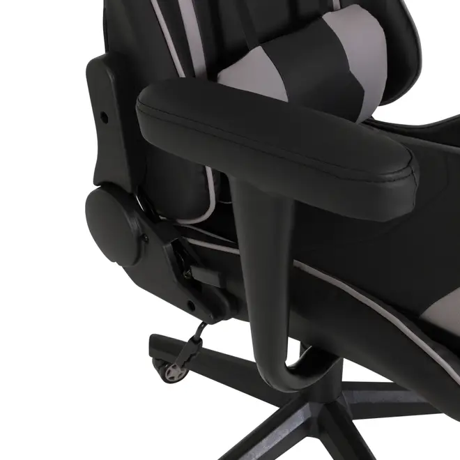 CADEIRA GAMER PROGAMER - PRETO/CINZA - Foto 10
