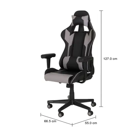 Imagem com medidas do produto CADEIRA GAMER PROGAMER