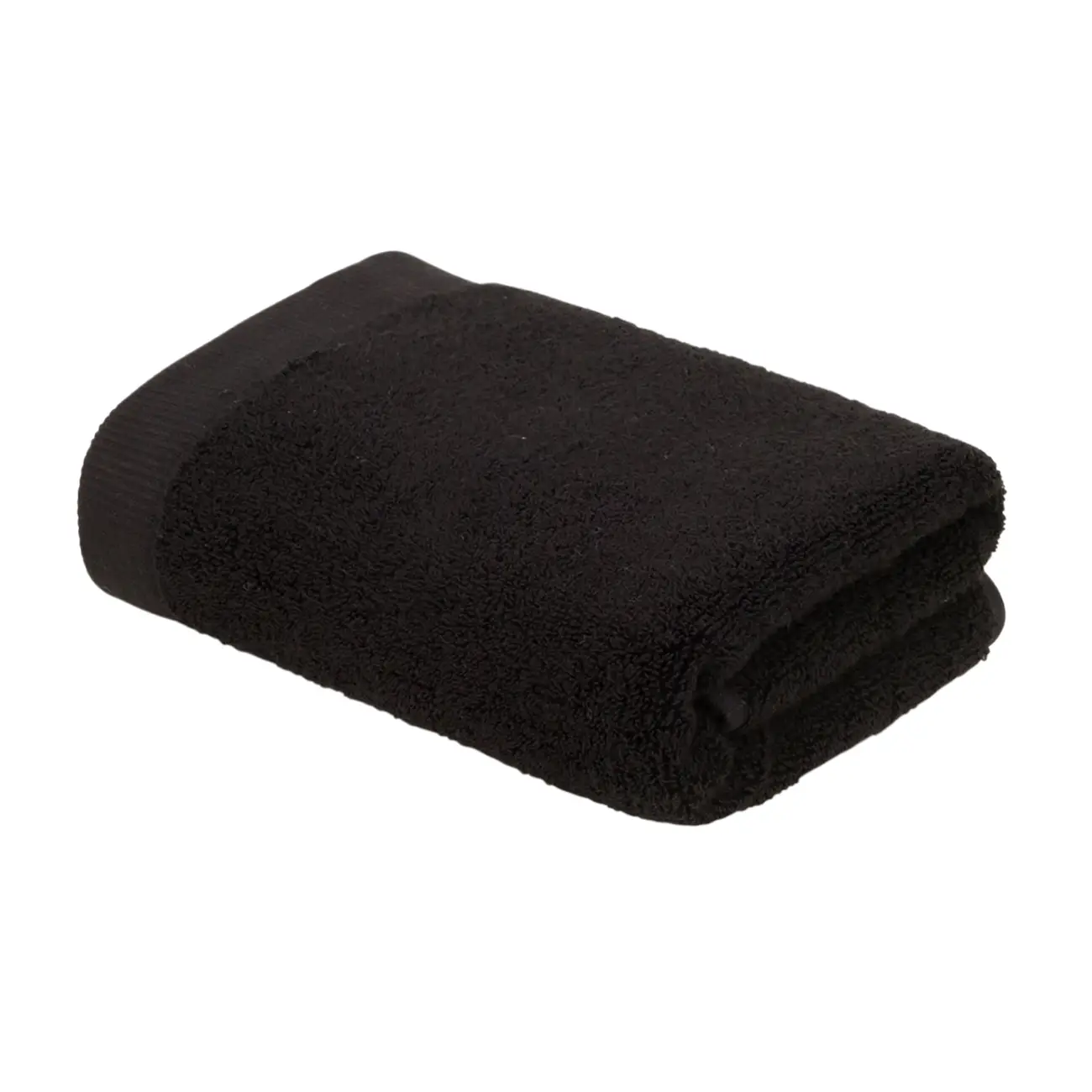 TOALHA DE ROSTO 90 CM X 48 CM CUSHY - PRETO - Foto 1