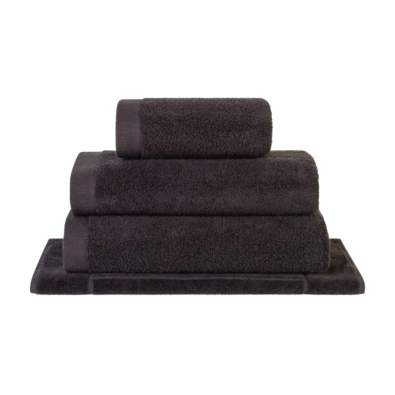 TOALHA DE ROSTO 90 CM X 48 CM CUSHY - PRETO - Foto 8