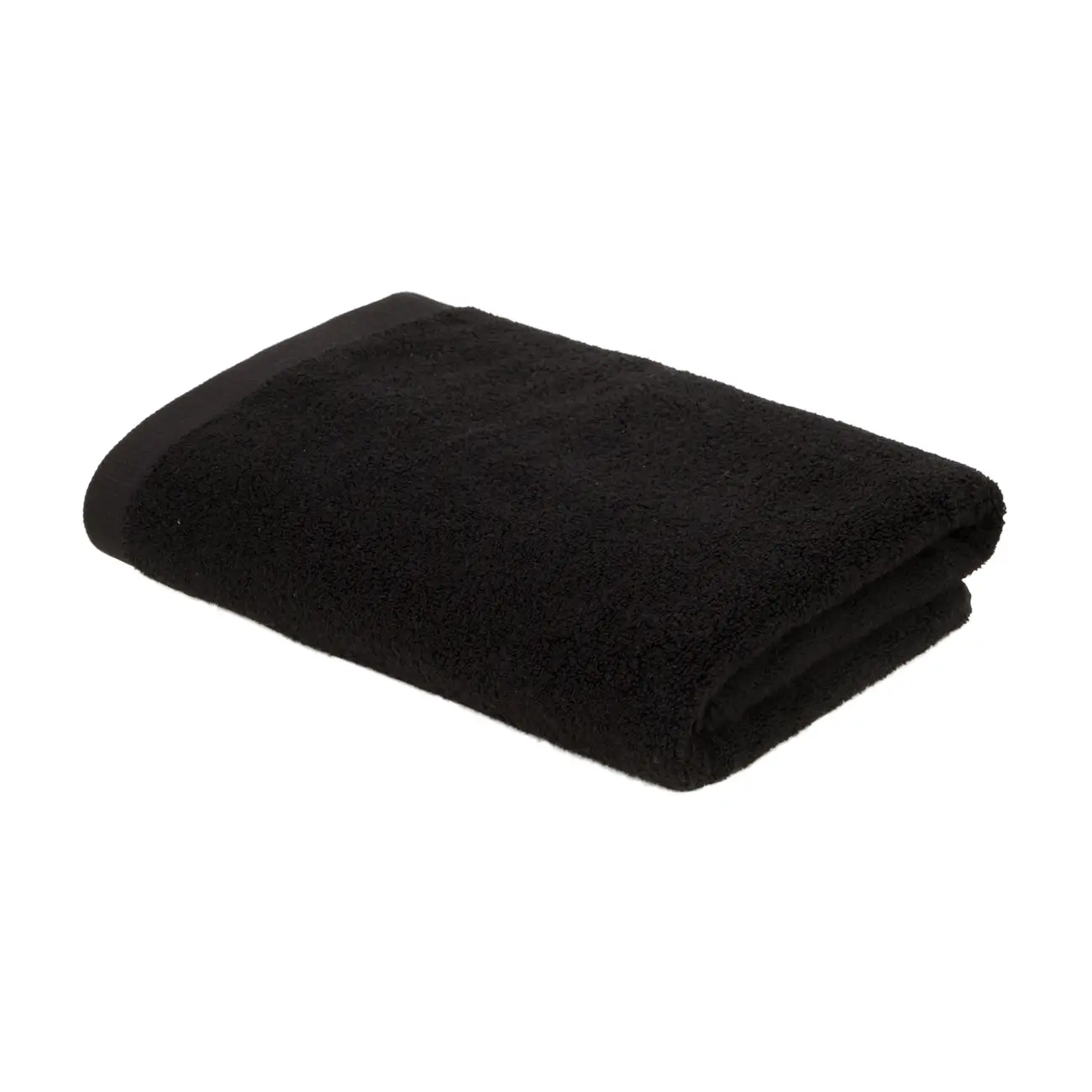 TOALHA DE BANHO 1,40 M X 70 CM CUSHY - PRETO - Foto 1