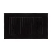 TOALHA DE PISO 80 CM X 48 CM CUSHY - PRETO - Foto 1
