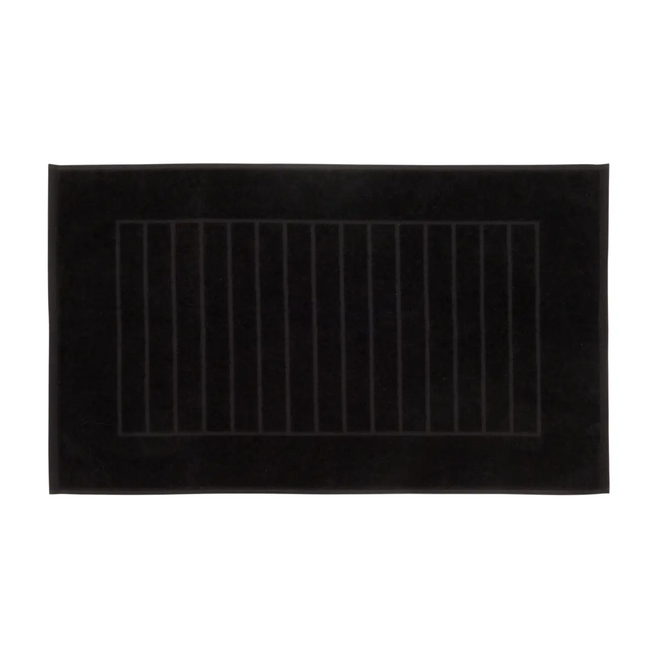 TOALHA DE PISO 80 CM X 48 CM CUSHY - PRETO - Foto 1