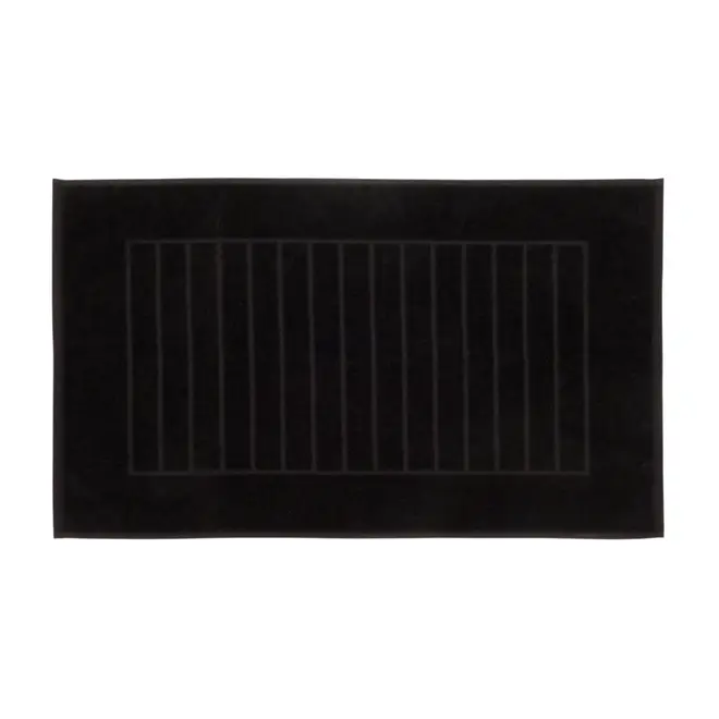 TOALHA DE PISO 80 CM X 48 CM CUSHY - PRETO - Foto 1