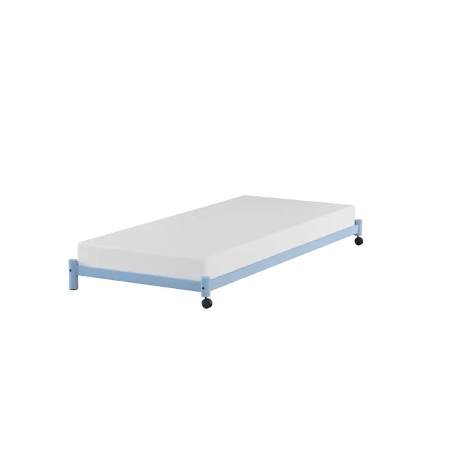 CAMA DE SOLTEIRO INFERIOR 78 CM FLAT - AZUL CLARO - Foto 10