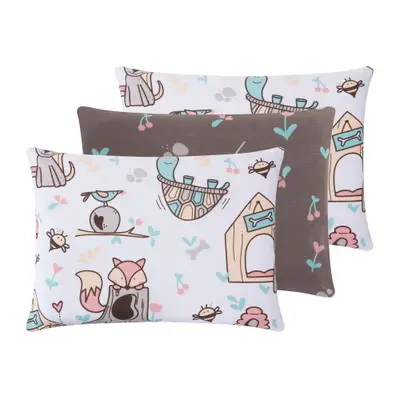 KIT FRONHA BEBÊ 30 CM X 40 CM COM 3 MINHA CASINHA