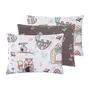 KIT FRONHA BEBÊ 30 CM X 40 CM COM 3 MINHA CASINHA - CREAM/MULTICOR - Foto 1