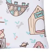 KIT FRONHA BEBÊ 30 CM X 40 CM COM 3 MINHA CASINHA - CREAM/MULTICOR - Foto 4