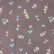 EDREDOM BERÇO 1,10 M X 1,40 M MINHA CASINHA - BRANCO/MULTICOR - Foto 5