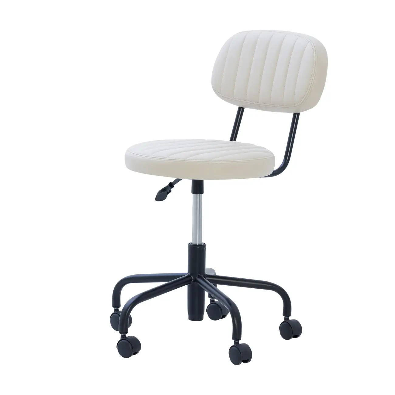 CADEIRA HOME OFFICE DINER - PRETO/CREAM - Foto 1