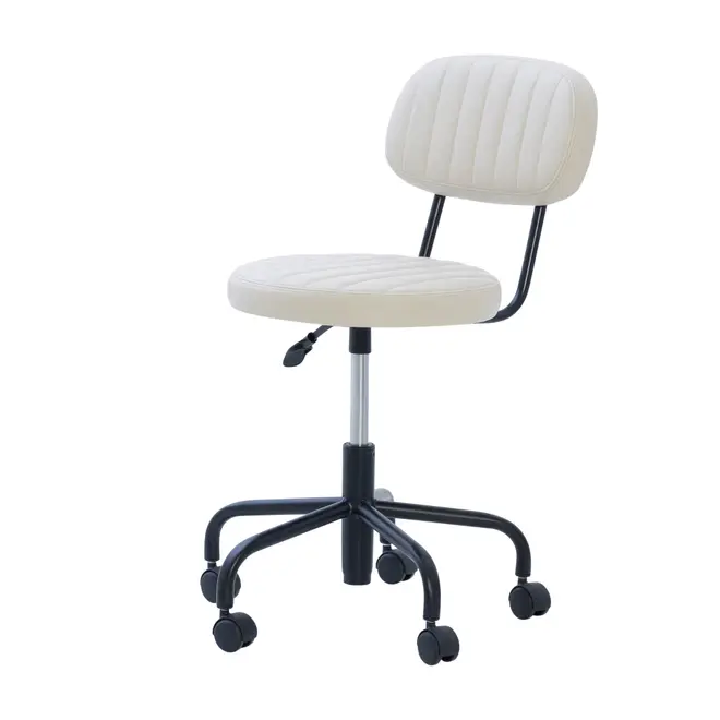 CADEIRA HOME OFFICE DINER - PRETO/CREAM - Foto 1