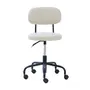CADEIRA HOME OFFICE DINER - PRETO/CREAM - Foto 2