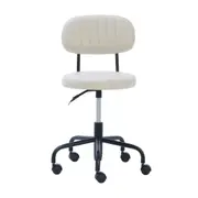 CADEIRA HOME OFFICE DINER - PRETO/CREAM - Foto 2