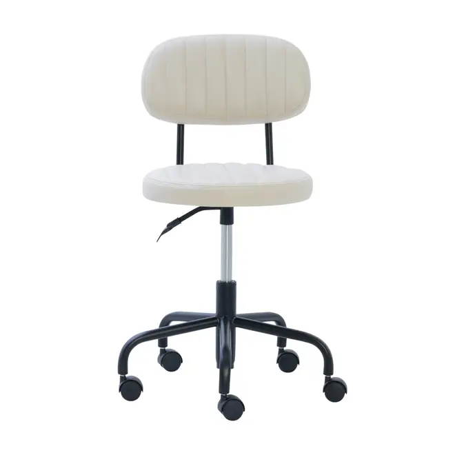 CADEIRA HOME OFFICE DINER - PRETO/CREAM - Foto 2