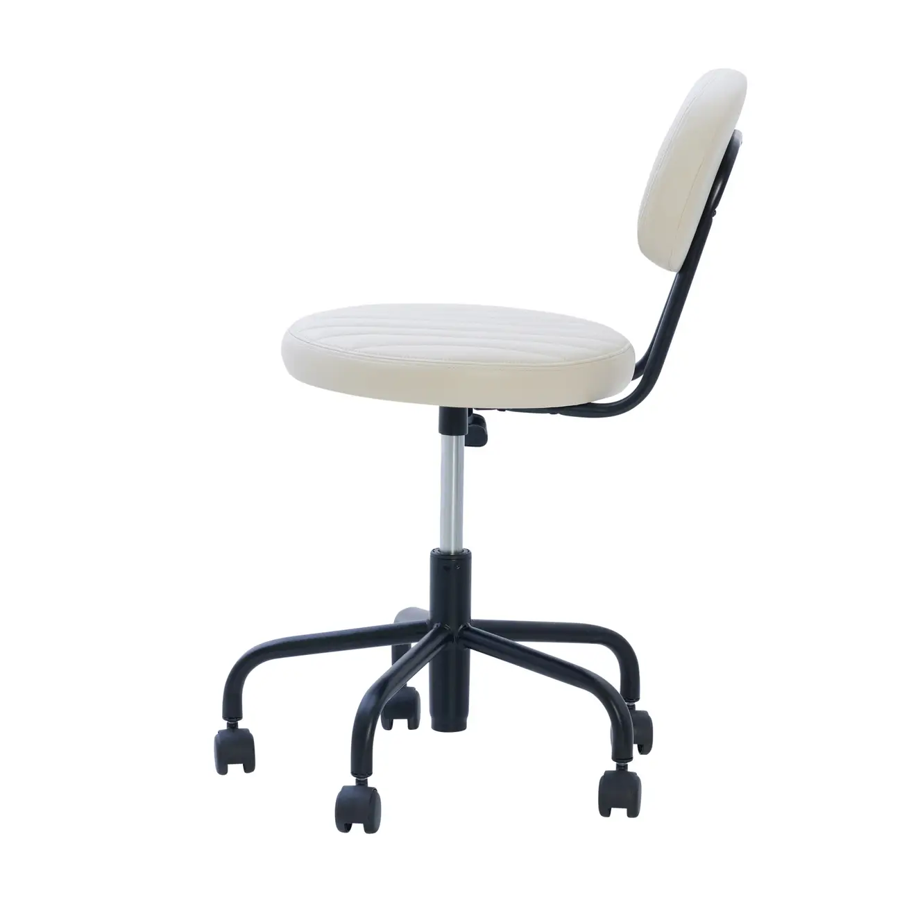 CADEIRA HOME OFFICE DINER - PRETO/CREAM - Foto 3