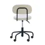 CADEIRA HOME OFFICE DINER - PRETO/CREAM - Foto 4