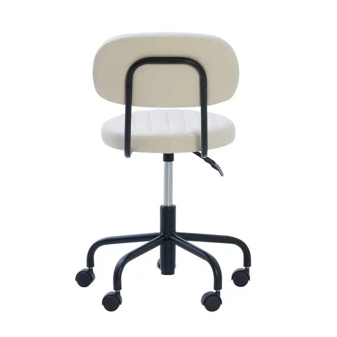 CADEIRA HOME OFFICE DINER - PRETO/CREAM - Foto 4