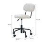 CADEIRA HOME OFFICE DINER - PRETO/CREAM - Foto 5