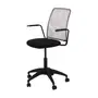 TELO CADEIRA HOME OFFICE - PRETO/CINZA - Foto 1