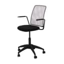 PRETO/CINZA - TELO CADEIRA HOME OFFICE