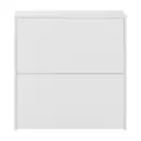 BRANCO - SAPATEIRA 2 PORTAS BASCULANTES BOOZ