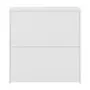 BRANCO - SAPATEIRA 2 PORTAS BASCULANTES BOOZ