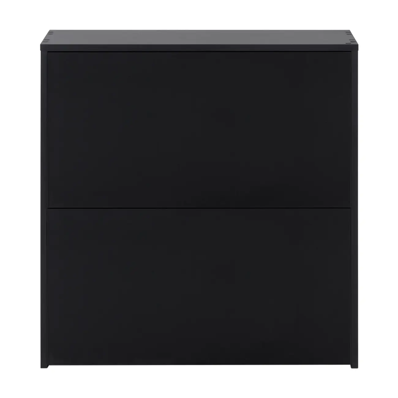 SAPATEIRA 2 PORTAS BASCULANTES BOOZ - PRETO - Foto 1