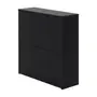 SAPATEIRA 2 PORTAS BASCULANTES BOOZ - PRETO - Foto 2