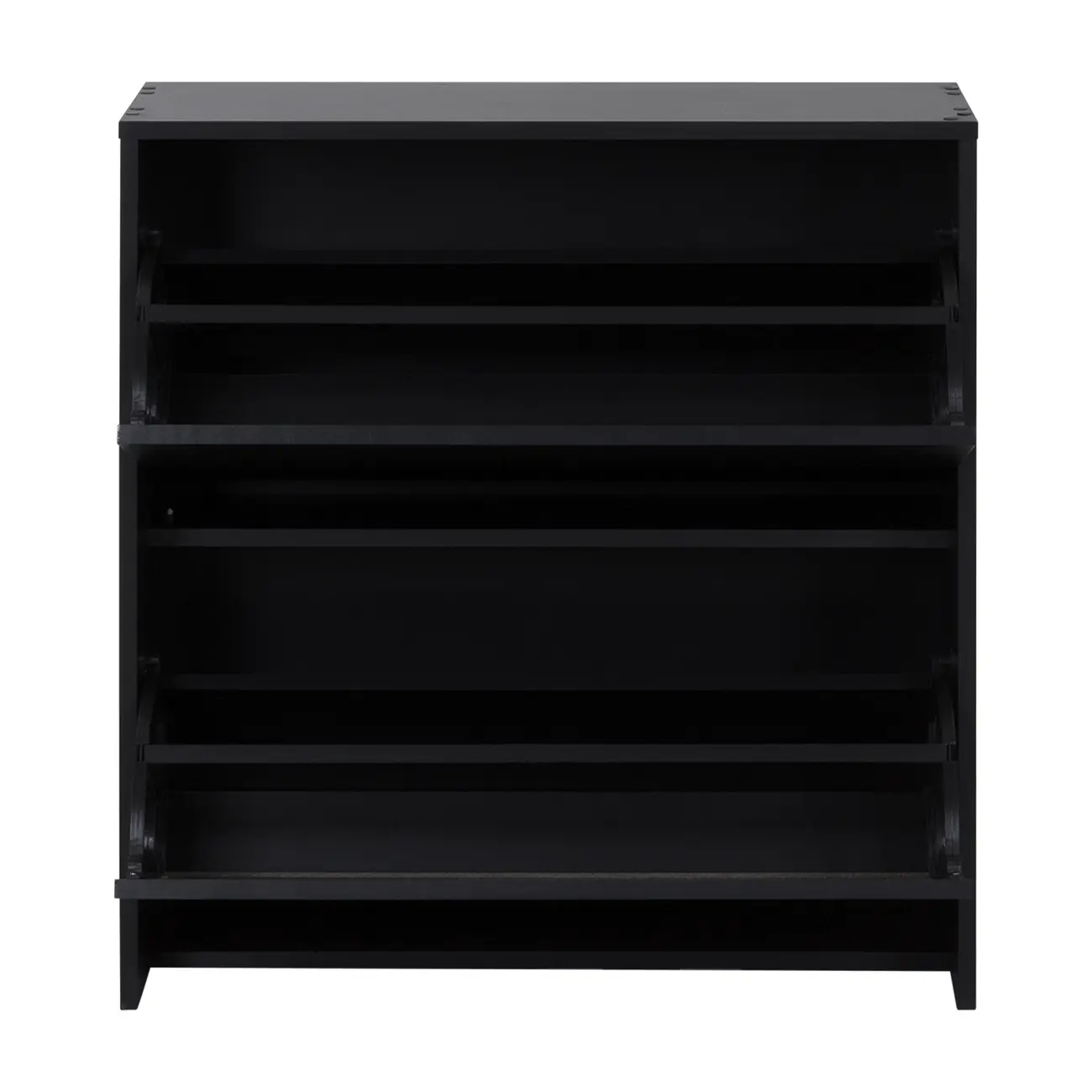SAPATEIRA 2 PORTAS BASCULANTES BOOZ - PRETO - Foto 3