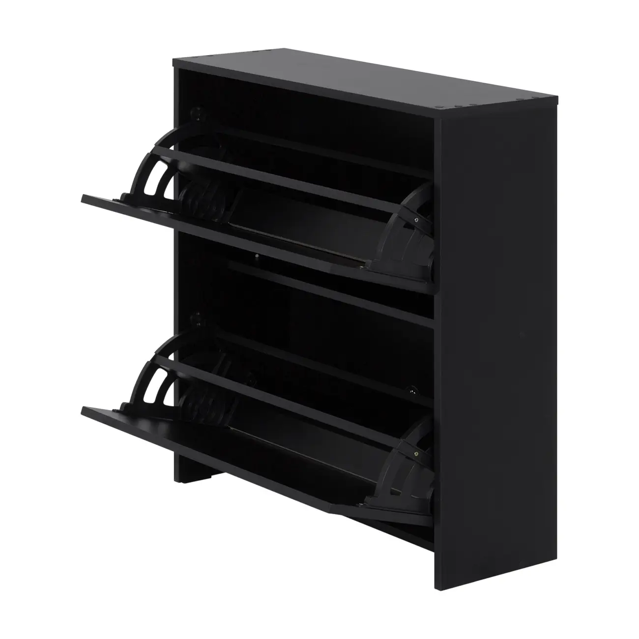 SAPATEIRA 2 PORTAS BASCULANTES BOOZ - PRETO - Foto 4