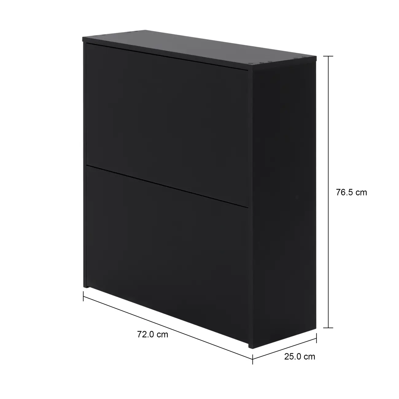 SAPATEIRA 2 PORTAS BASCULANTES BOOZ - PRETO - Foto 7