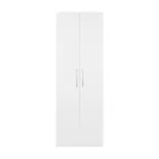 GUARDA-ROUPA 2 PORTAS 2 CABIDEIROS LIVE - BRANCO - Foto 1