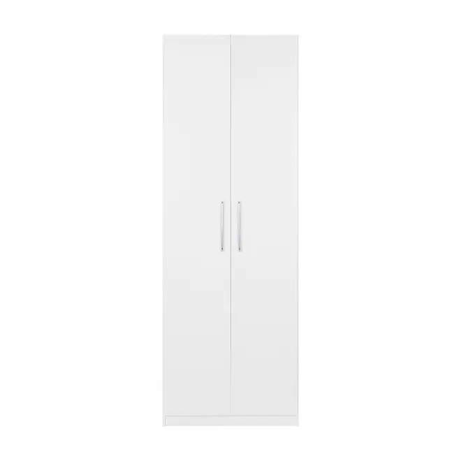 GUARDA-ROUPA 2 PORTAS 2 CABIDEIROS LIVE - BRANCO - Foto 1