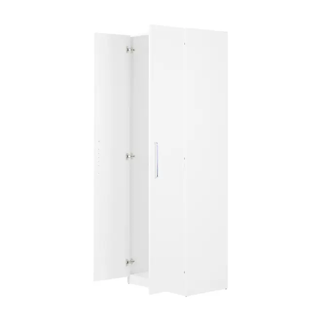GUARDA-ROUPA 2 PORTAS 2 CABIDEIROS LIVE - BRANCO - Foto 4