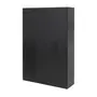 GUARDA-ROUPA 4 PORTAS 2 GAVETAS LIVE - PRETO - Foto 3