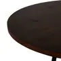 MESA ALTA REDONDA 60 CM JAHARI - PRETO/NOZES RÚSTICO - Foto 3