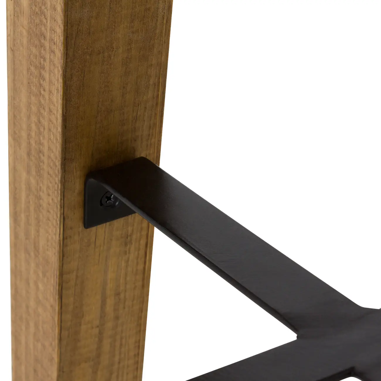 MESA DE JANTAR REDONDA 80 CM TABERNA - ENCERADO CASTANHO/PRETO - Foto 5