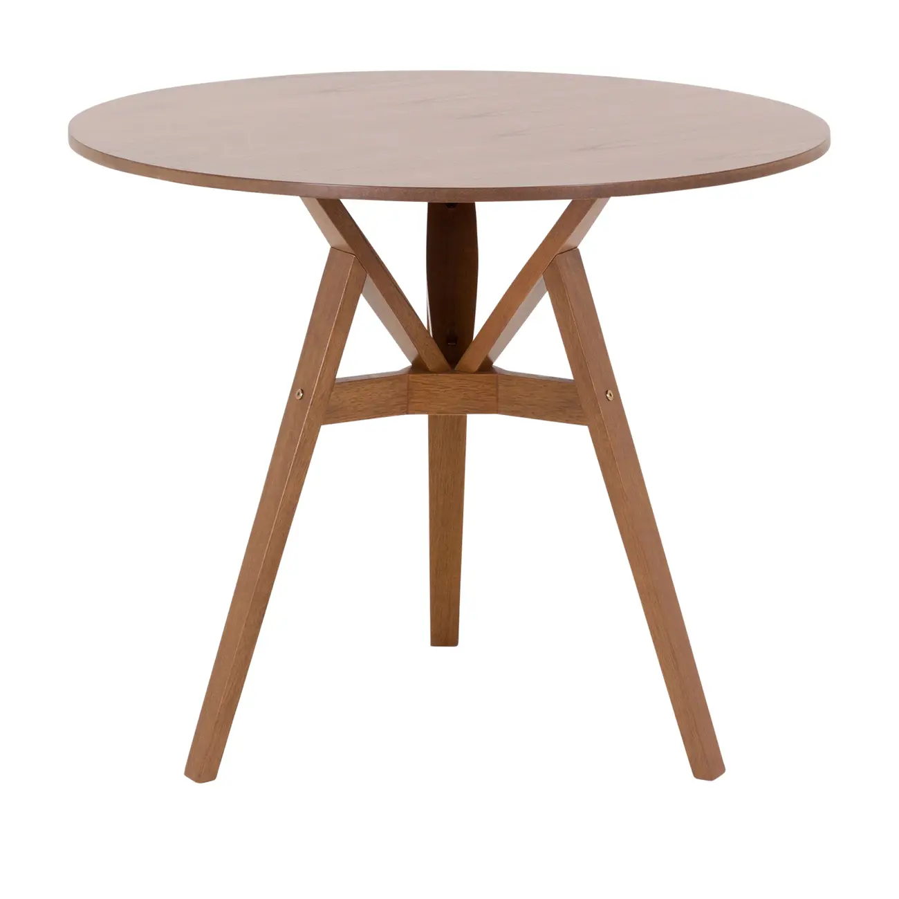 MESA DE JANTAR REDONDA 90 CM TREVO - NOZES - Foto 1