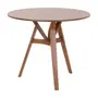 MESA DE JANTAR REDONDA 90 CM TREVO - NOZES - Foto 2