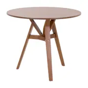 MESA DE JANTAR REDONDA 90 CM TREVO - NOZES - Foto 2
