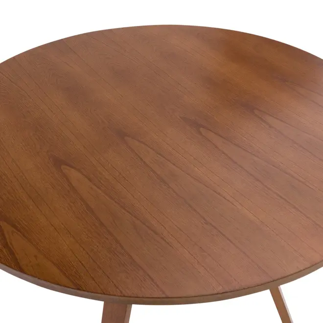 MESA DE JANTAR REDONDA 90 CM TREVO - NOZES - Foto 4