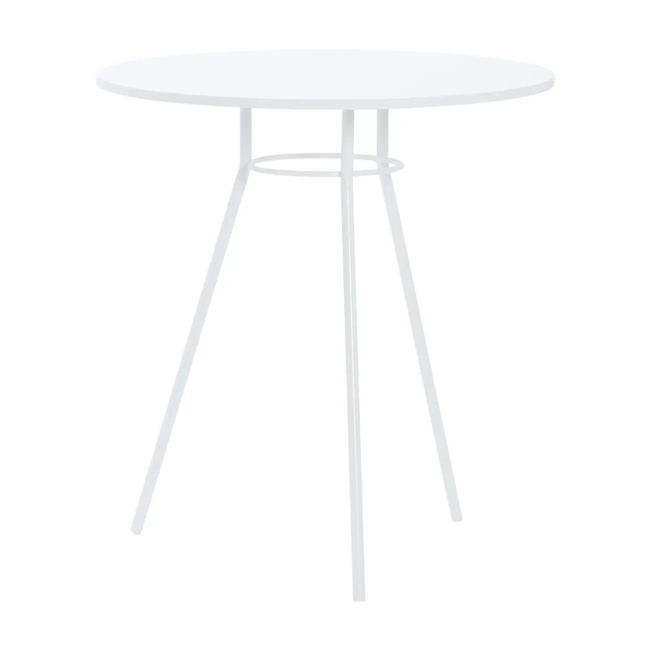 MESA DE COZINHA REDONDA 70 CM LEGS - BRANCO/BRANCO - Foto 2