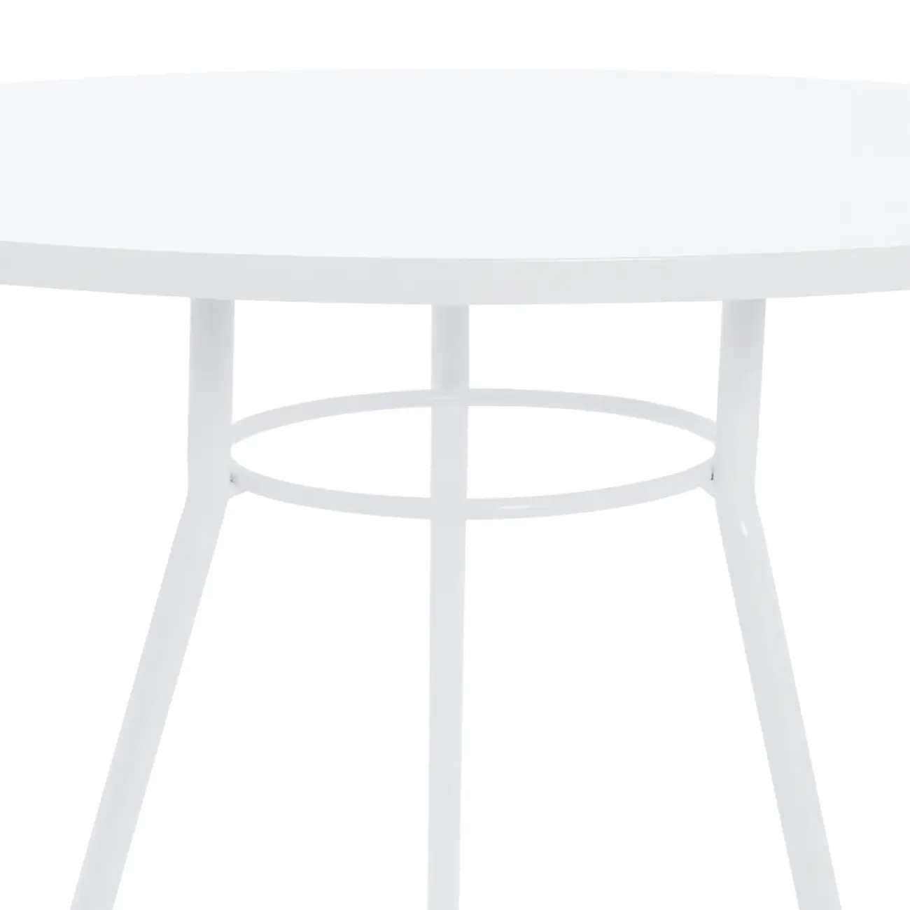MESA DE COZINHA REDONDA 70 CM LEGS - BRANCO/BRANCO - Foto 3