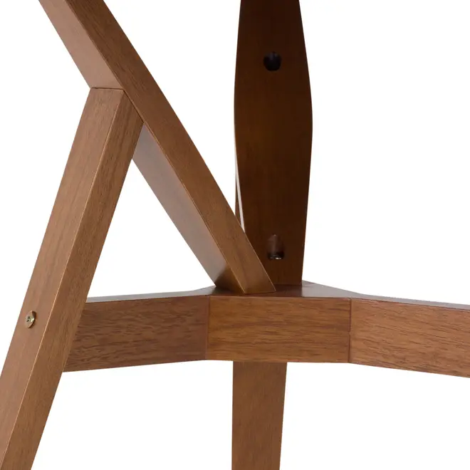 MESA DE JANTAR OVAL 1,65 M X 90 CM TREVO - NOZES - Foto 4