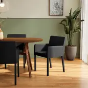 MESA DE JANTAR OVAL 1,65 M X 90 CM TREVO - NOZES - Foto 7